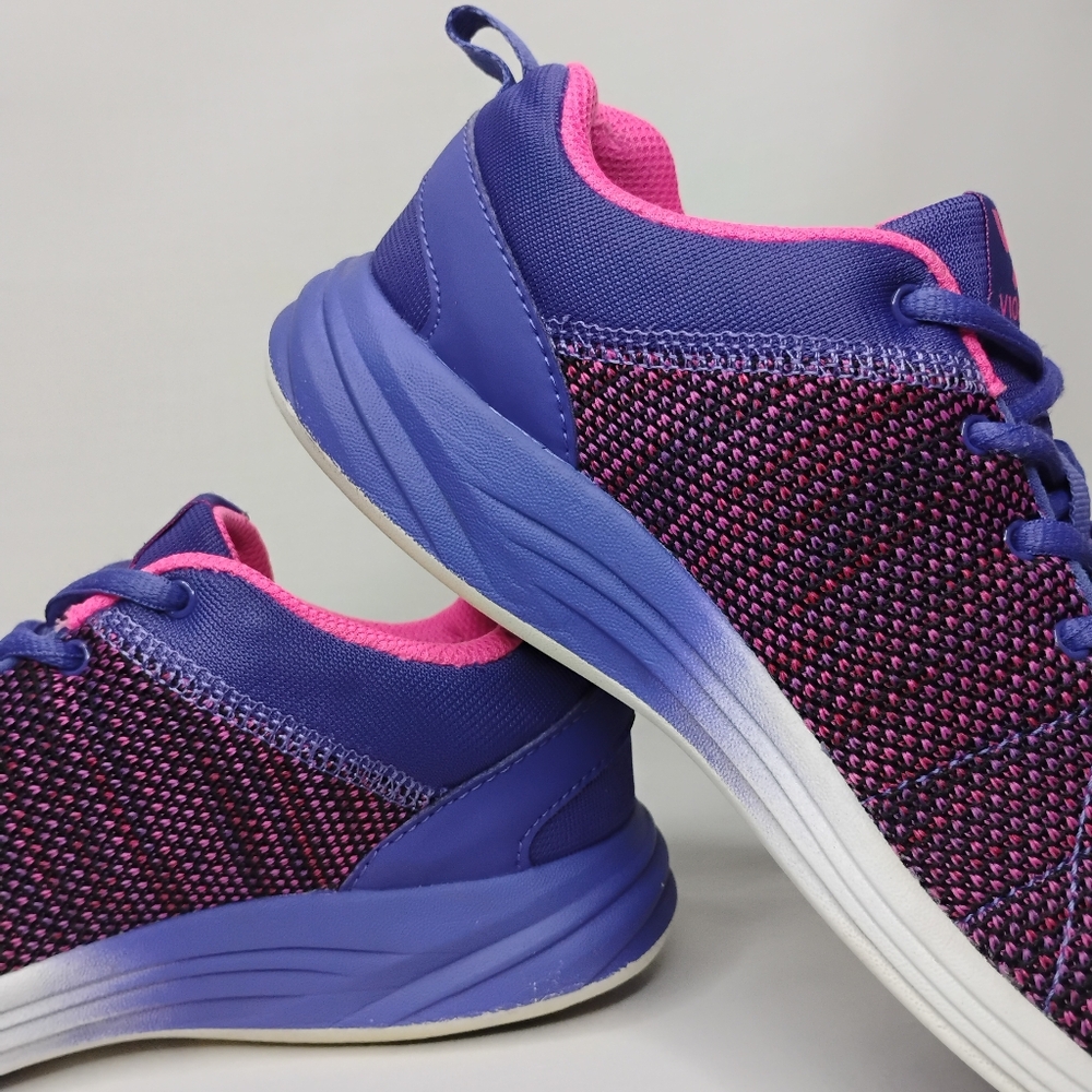 Women's Size 6.5 Vionic ADLEY Purple Pink Sneakers Gym Trainers Support Lace Up - Picture 6 of 16